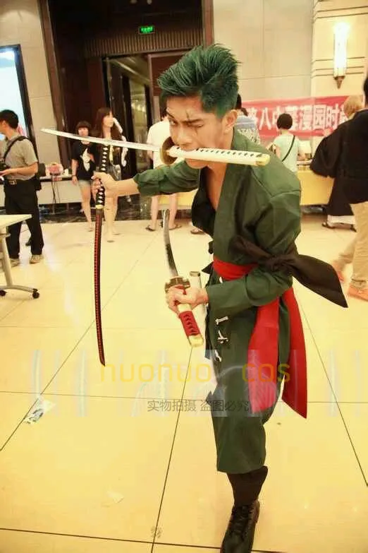 Yeni Anime One Piece Roronoa Zoro Cosplay Kostüm Yeşil Üniforma Kıyafet Cadılar Bayramı Kadınlar İçin Yetişkin Çizgi Kostümler Erkekler Karnavalı Cospla256t