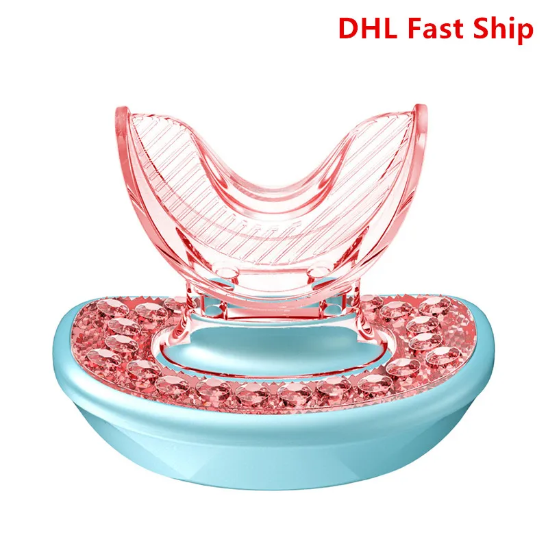 DHL Fast Ship Mini LED Dispositivo per la cura delle labbra Aiuta a ottenere labbra giovanili e sexy Dispositivo per il ringiovanimento delle labbra a LED per uso domestico