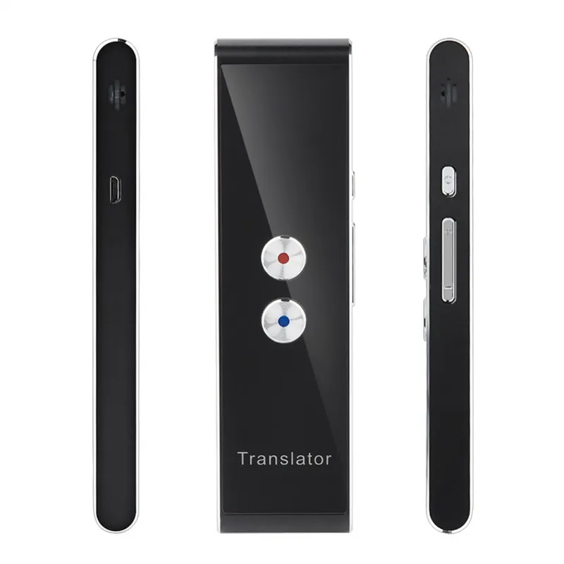 Portable Mini Smart Voice Speech Translator for Learning Travel Business Meeting 3 i 1 Voice Text Photo Language Translator Wireless