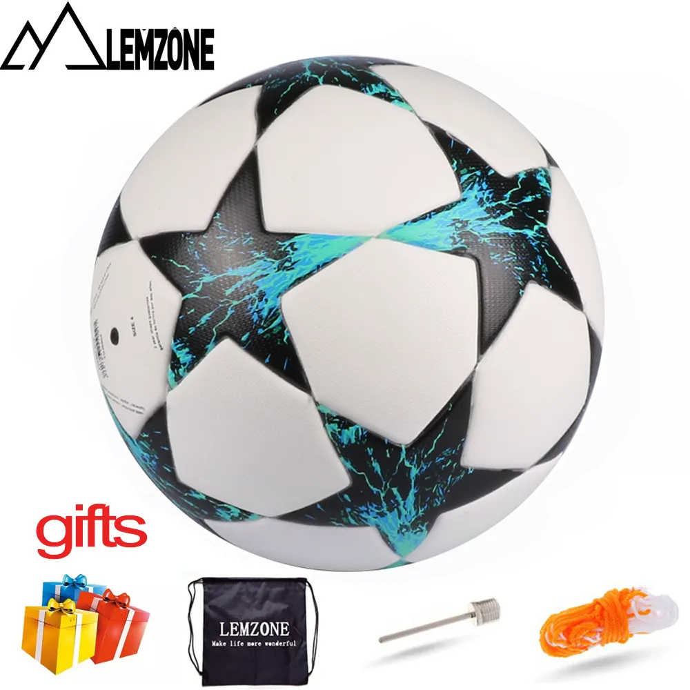 5-A-lado Futsal Soccer Ball Tamanho 4 Para Champions League Football PU Esportes Luz Treinamento Futebol Bola Voetbal Futbol Presente Livre