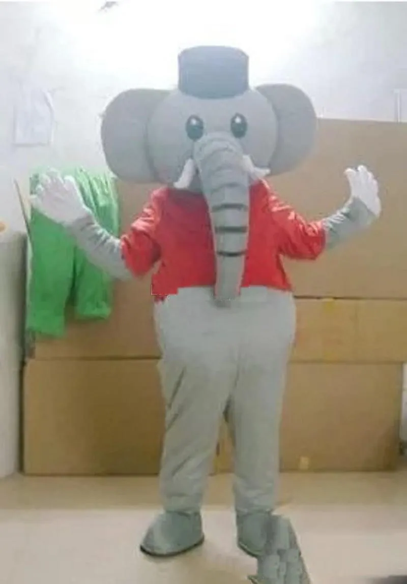 Factory Direct Sale 2019 Three Cute Elephants Cartoon Dolls Mascot Costumes Props Costumes Halloween Gratis verzending