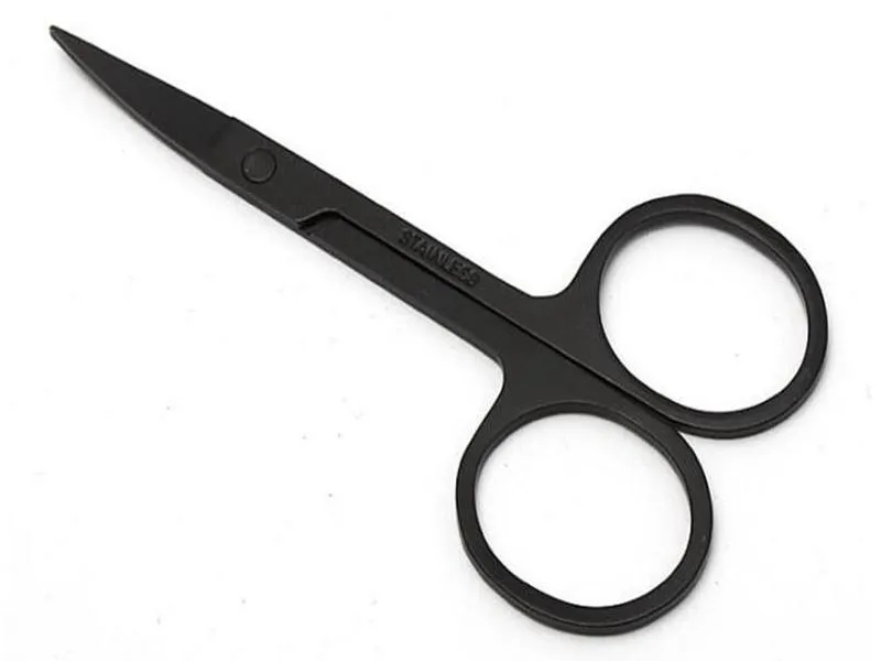 Manicure For Nails Eyebrow Nose Eyelash Cuticle Scissors Curved Pedicure Makeup Professional Scissor Manicure