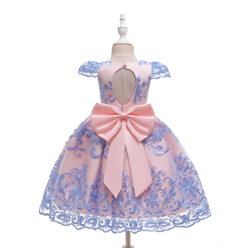 Robe Fille Élégante Nouvel An Princesse Enfants Robe de Soirée Robe de Mariée Robes Enfants pour Filles Robe de Fête d'Anniversaire Robe Porter par Air11