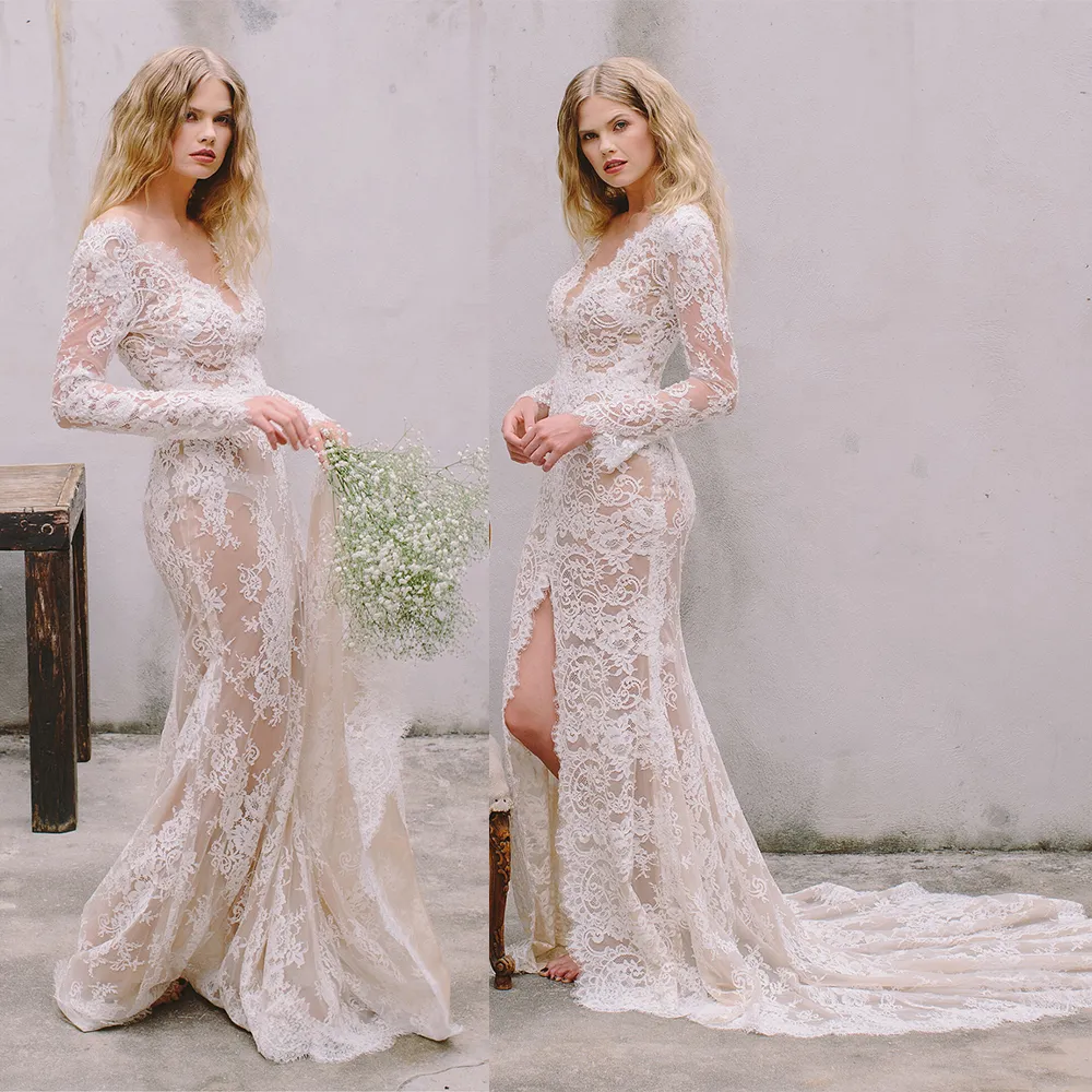Abiti da sposa in pizzo 2020 on sale