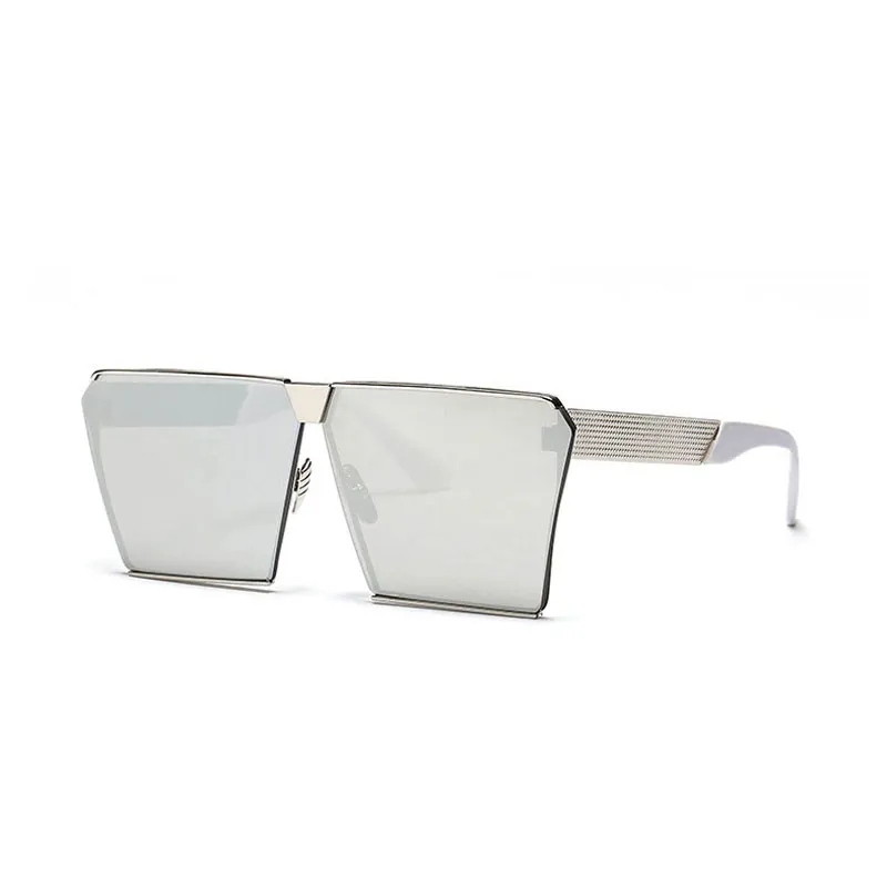 Luxo-2019 Nova Cor Das Mulheres Dos Homens Óculos De Sol Único Escudo Oversize UV400 Gradiente Vintage armações de óculos para As Mulheres