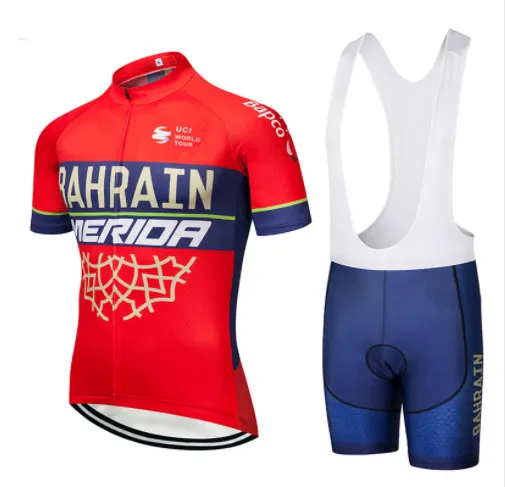 2020 Sommar Hot Merida Team Cykling Jersey Snabb Dry Ropa Ciclismo Mens Cykelkläder Gel Andningsskydd Bubbor Kort sätter män
