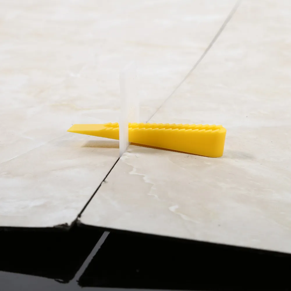 Tape Leveling System Caulking Tool Kit With 500 Clips, 200 Wedges, And