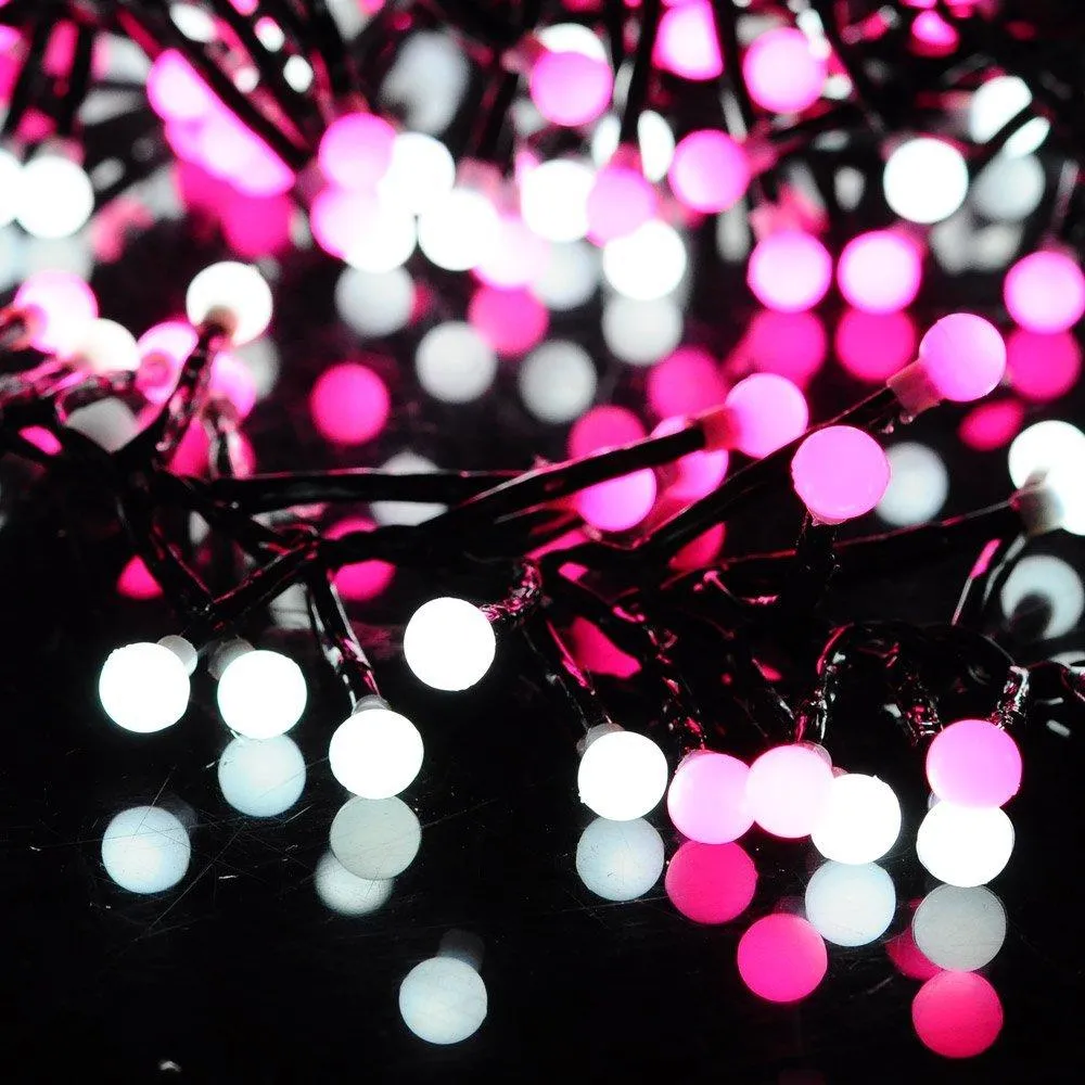 Pink string lights for bedroom outlet