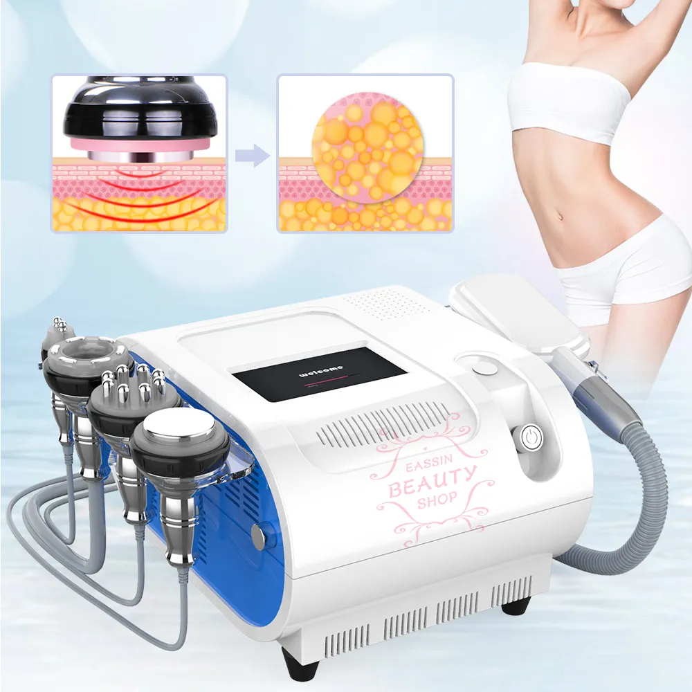 Högkvalitativ ny modell 40k Ultraljud Kavitation Kylning Vakuum RF Skin Care Salon Spa Slimming Machine Skönhetsutrustning