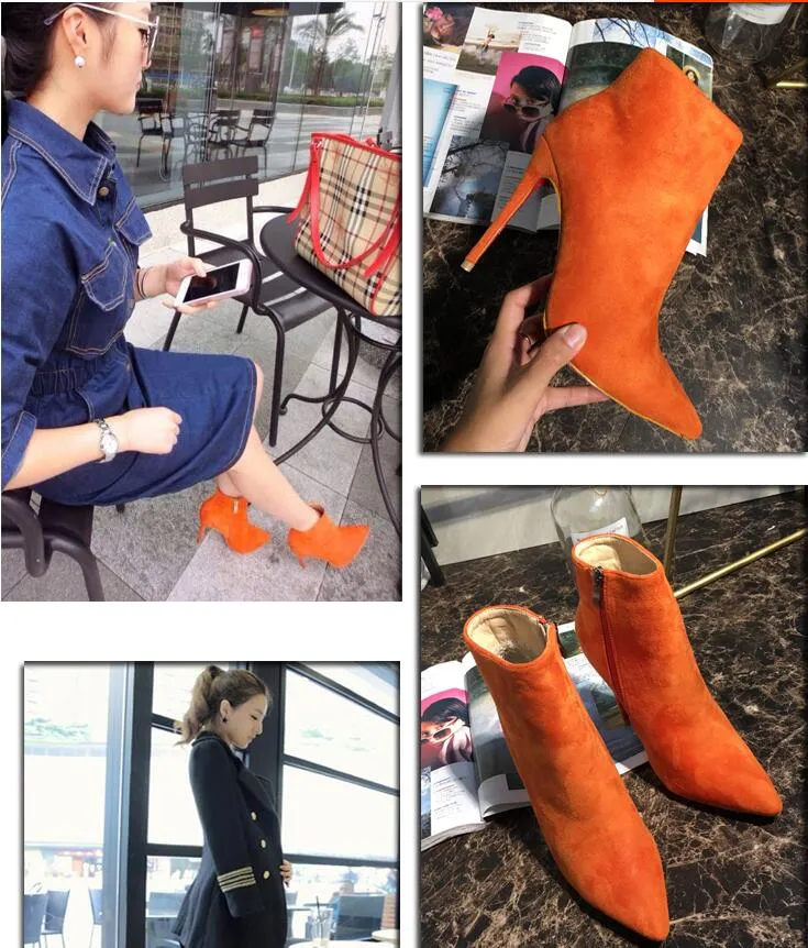Mode Talons Hauts Bottes Femmes 2019 Hiver Chaussettes Tricot es