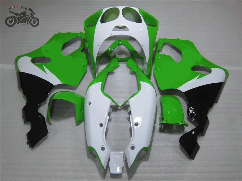 Kit carrosserie Carénage pour Kawasaki Ninja ZX7R 96 97 98 99 00 01 02 03 carénages moto noir vert mis ZX7R 1996-2003