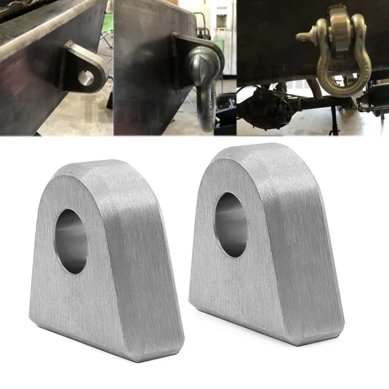 Thick Heavy Duty Weld On Shackle Mount , D Ring , Clevis Off Road Mount  Rock Crawler CNC Weld On 1018 CRS Shackle Mounts From Bestness, $85.33