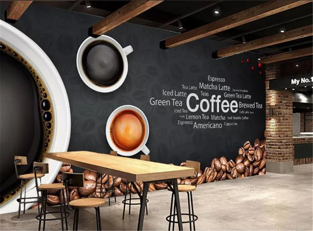 3d behang bar koffiehuis behang europa en amerika hd digitaal printen vocht home decor schilderij muurschildering wallpapers5265833