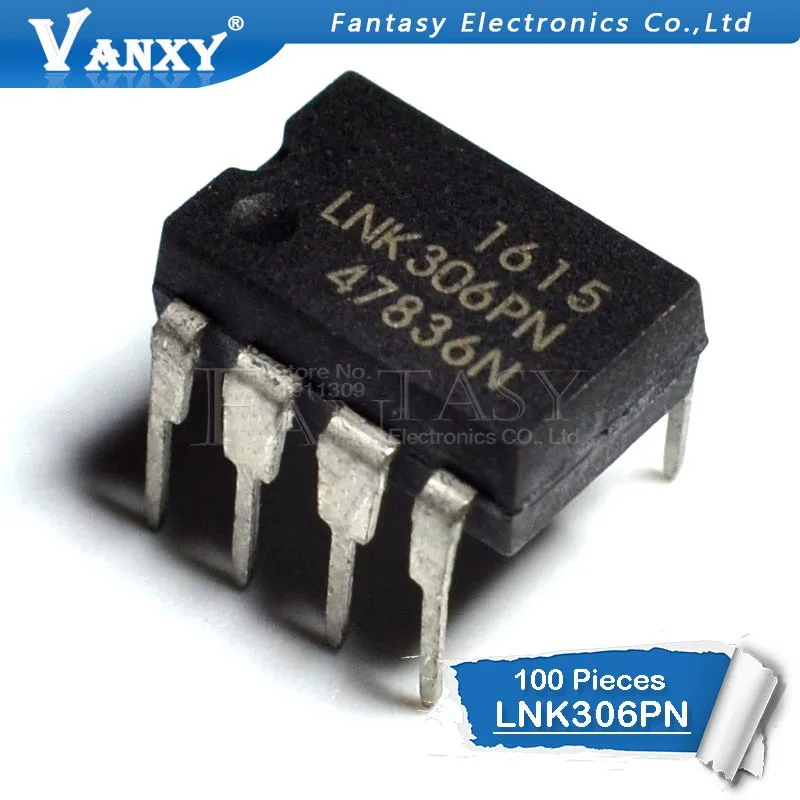 100шт LNK306PN DIP7 LNK306P DIP LNK306 DIP-7 306PN новый и оригинальный IC бесплатная доставка