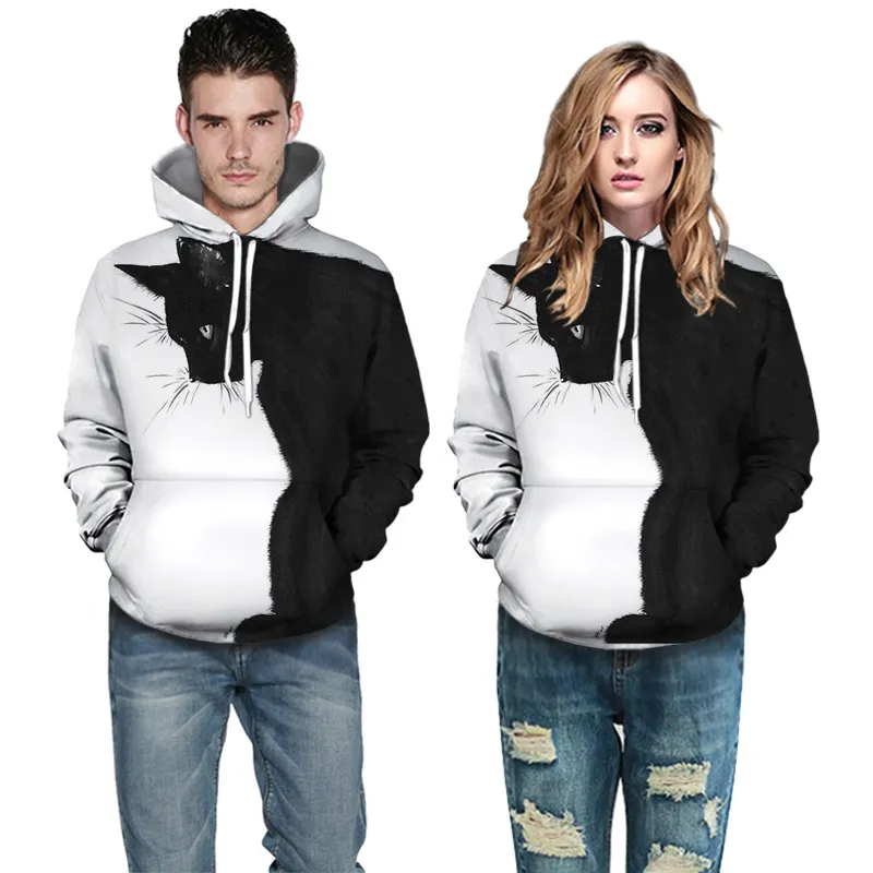 2020 mode 3D impression sweats à capuche sweat pull décontracté unisexe automne hiver Streetwear vêtements de plein air femmes hommes sweats à capuche 2025