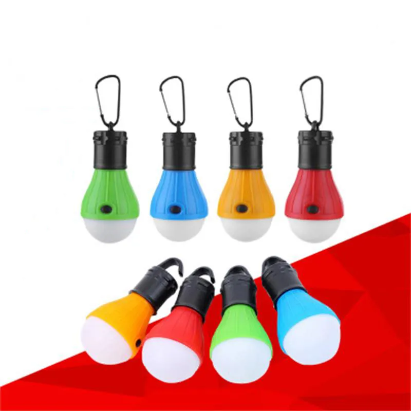 Nowe 4 Kolory Przenośne Wiszące Namiot Lampa Awaryjne Żarówka Light Light Camping Lantern do Hallerying Działania Plecak