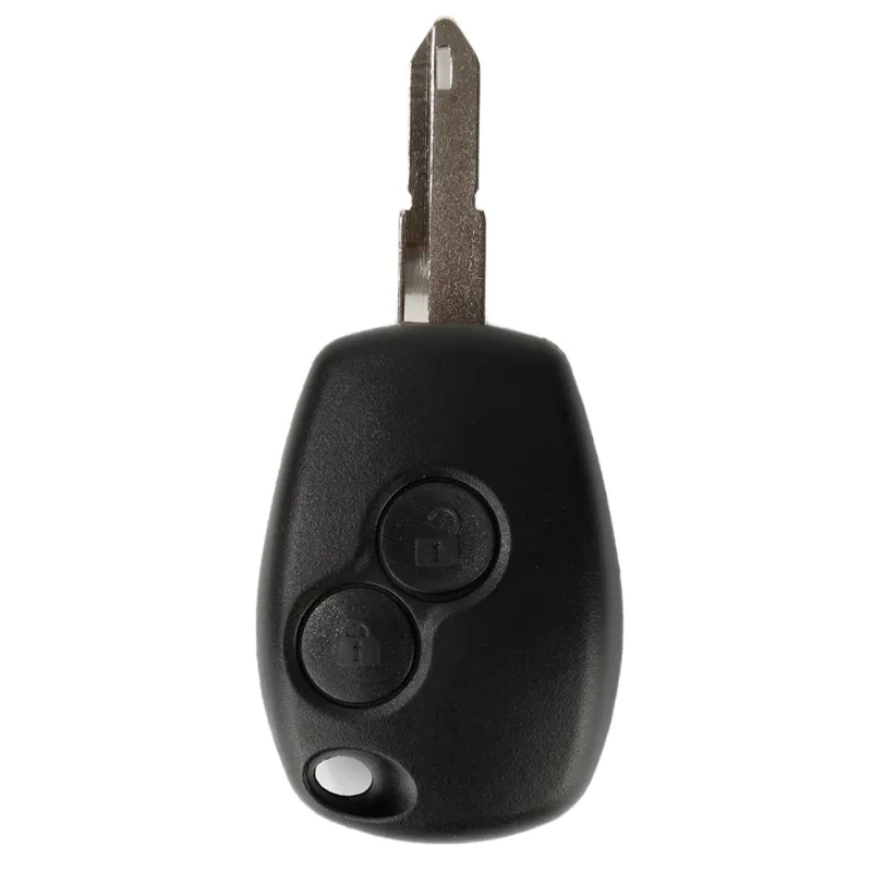 Black Car Key Shell Case Set For Dacia Renault Twingo II Clio Kangoo Wind – 2-Button