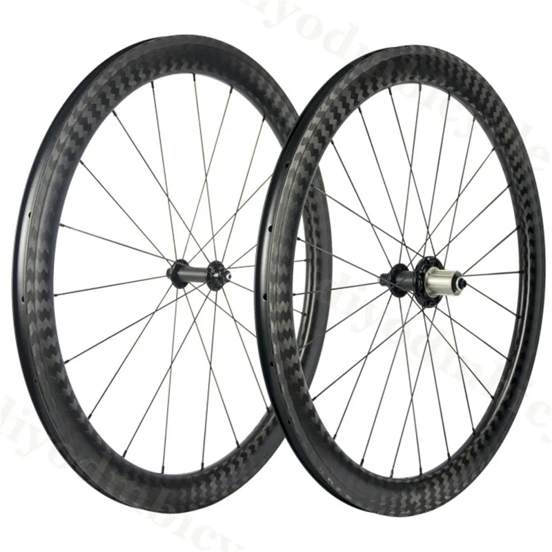 12K Twill Rims Brakes Barkes Bike Bike Wheels/Clincher/Lowerensy 25mm Wideet Ud Matt أو Gray Wheel 20-24h مع Powerway Hubs 38/45/50/60mm avaliable