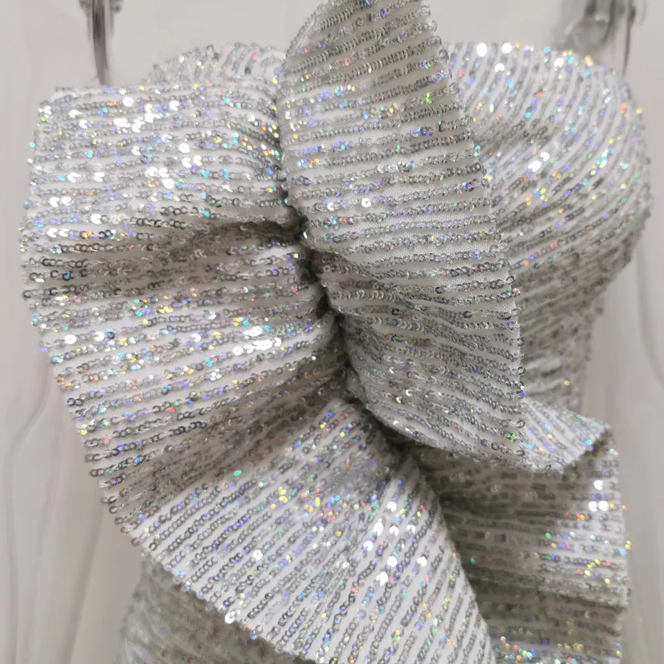 silver sequin peplum dress Peplum Style Long Sleeve Sequin Dress I Evening Dresses
