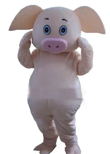 Halloween Lovely Pig Mascot Costume Top Quality Cartoon Chinese giant Anime theme character Christmas Carnival Party Costumes