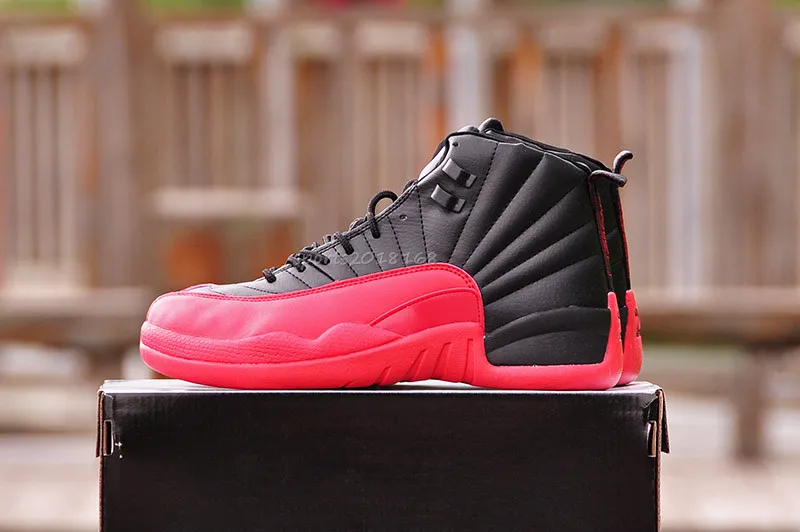 12 12s mens basketball shoes sneakers OVO White Gym Red Dark Grey women Basketball Shoes Taxi Blue Suede Flu Game CNY mens shoes size 13