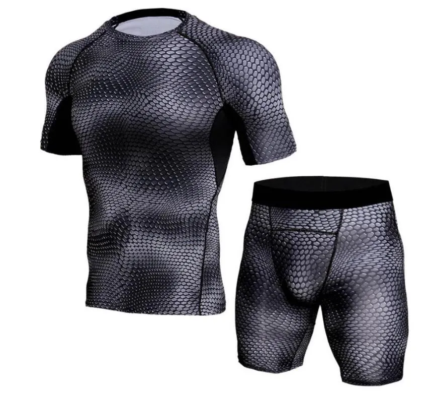 Nouvelle mode été Shorts décontracté és hommes Fitness musculation pantalons de survêtement Compression serré hommes survêtement gymnases Shorts pantalons courts Homme