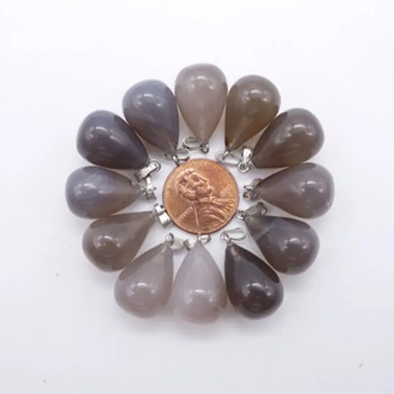 Collana Catena Forzatina Texture Riccio Di Mare Con Punto Luce In Pietra Naturale O Prisma Gem