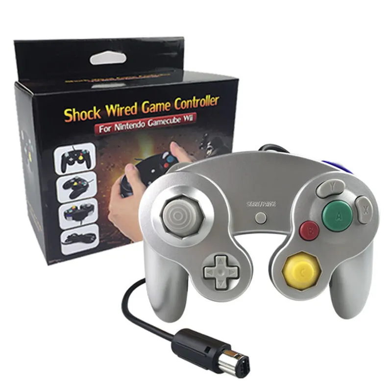 NGC Wired Gaming Game Controller Gamepad per console NGC Gamecube Wii U Cavo di prolunga Turbo Dualshock1736