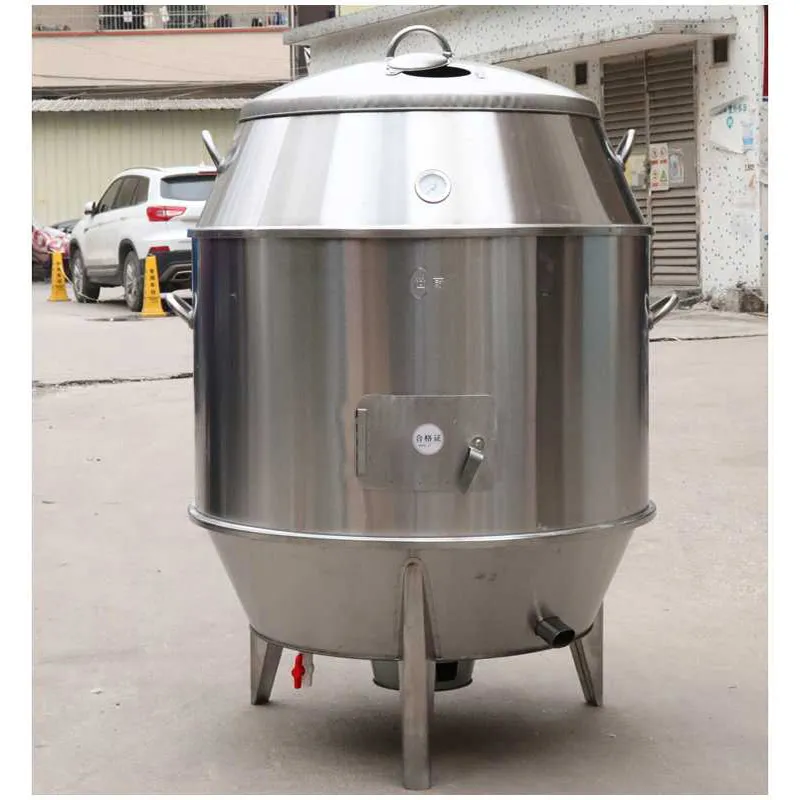 Commercial Roasted Duck Furnace Charcoal Oven Roast Chicken Furnace Stainless Steel Grill Stove