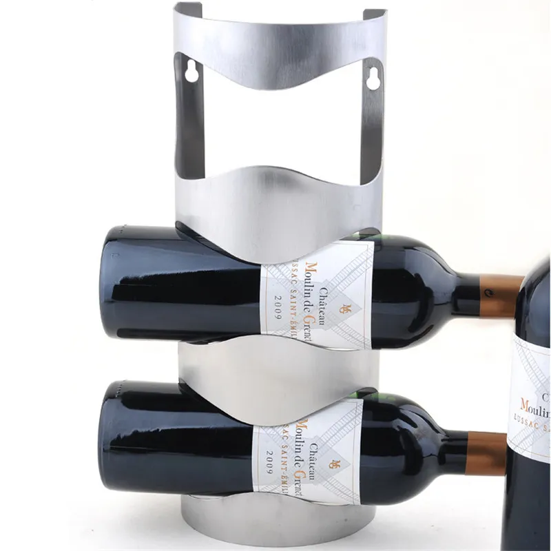 3 bottle wall wine rack best sale