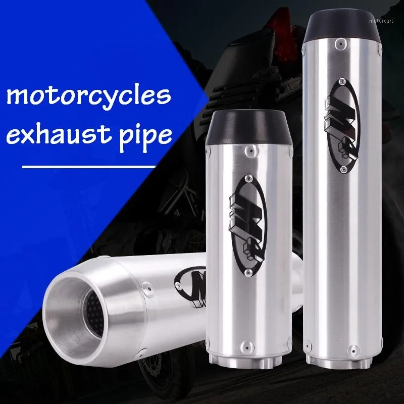 Motorcycle Accessories M4 Exhaust Pipe Straight Cylinder For CB400 VTEC CBR250 CBR400 CBR600 F4I XJR400 VFR400 74A F51