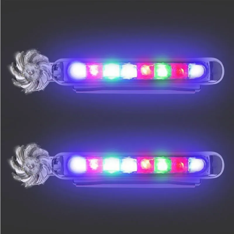 8 LED DRL LED auto Luce di marcia Energia eolica Non è necessario alimentatore esterno Luce diurna Luce diurna Faro Fendinebbia i