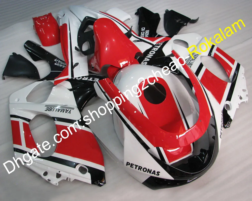 Nouvelle arrivée Moto Aftermarket Kit Pour Yamaha YZF600R 1997-2007 Ensemble de carénage Yzf 600R Thundercat Rouge Blanc Noir Carrosserie Kit de carénage