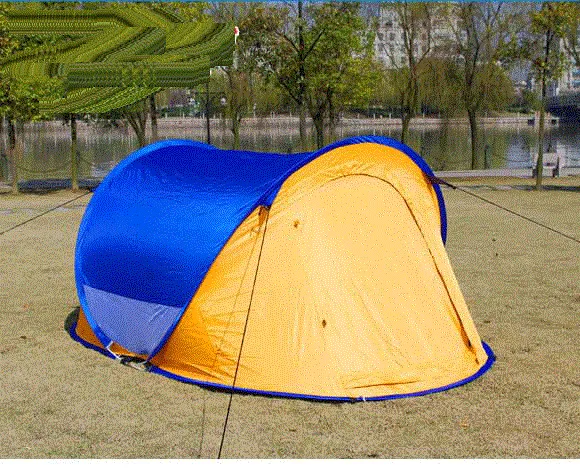 3 Man POP UP Tent Outdoor Camping Dome Tent Family Festival Tent