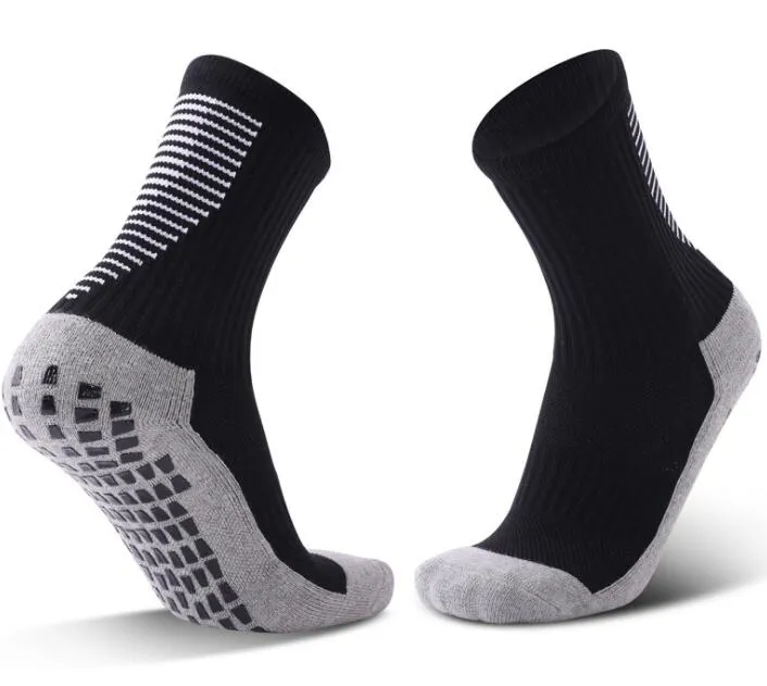 Top Tube central chaussettes épaissies serviette bas adulte antidérapant résistant à l'usure chaussettes de football confortables chaussettes de sport respirantes fitness yakuda