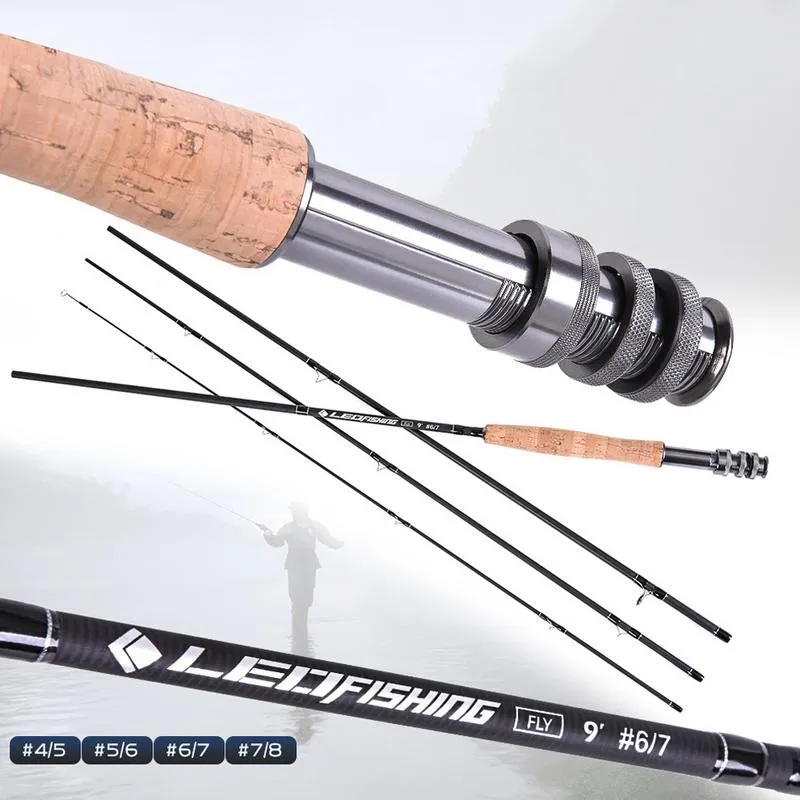 Lightweight Fly Fishing Rod: 4 Section Non Slip Rod For Comfortable Pulling  Force 9ft/2.7m M Shaped With 2 Optional Accessories From Eebhod, $58.5