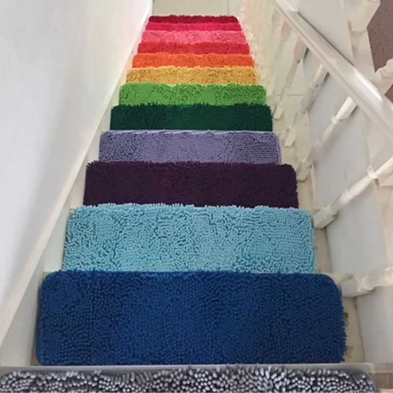 Hoge kwaliteit 1 stks Woondecoratie Badmatten Absorberende antislip / trap Mat 20 * 60 tapijten en tapijten