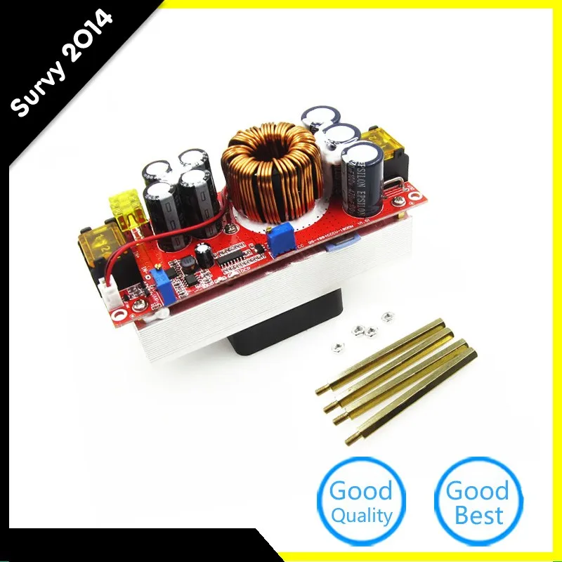 Freeshipping 1800W 40A Courant DC-DC Tension Constante Courant Constant Boost Power Module Converter Board