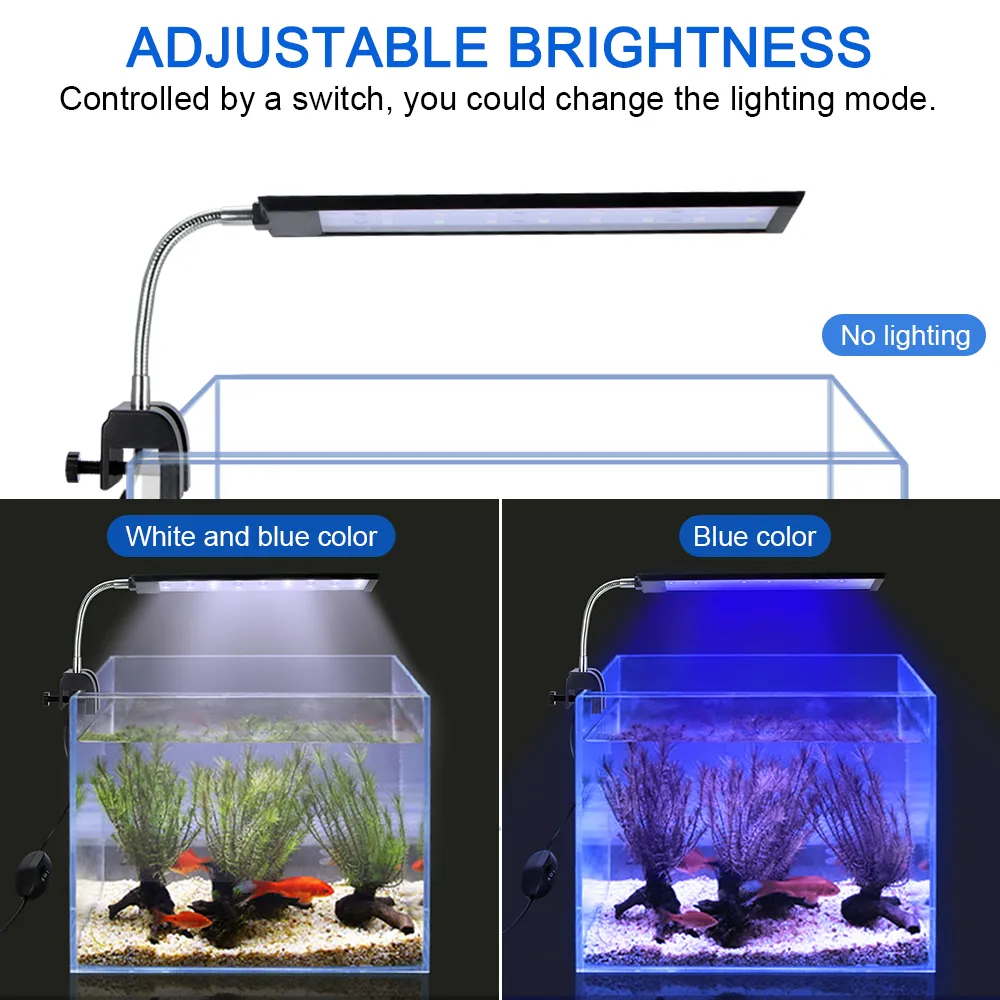 Aquariums Lighting DC 12V LED Aquarium Light Fish Tank Lamp With