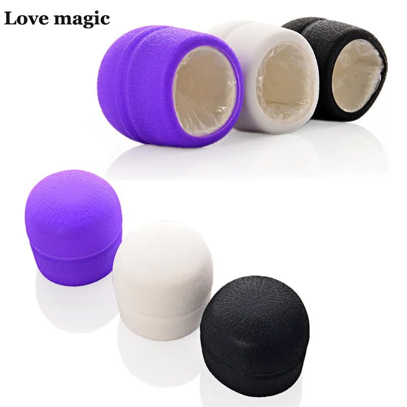 Magic Wand Massager Replacement Caps Head for 10 Speed ​​Magic Wands Vibrator Adam Eve Head / Caps Attachment 50pcs / lot