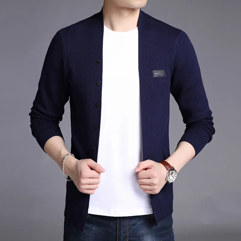 2019 New Fashion Windbreaker Jackets Mens Cardigan Trend High Street Overcoat Trending Slim Fit Casual Coat Mänkläder
