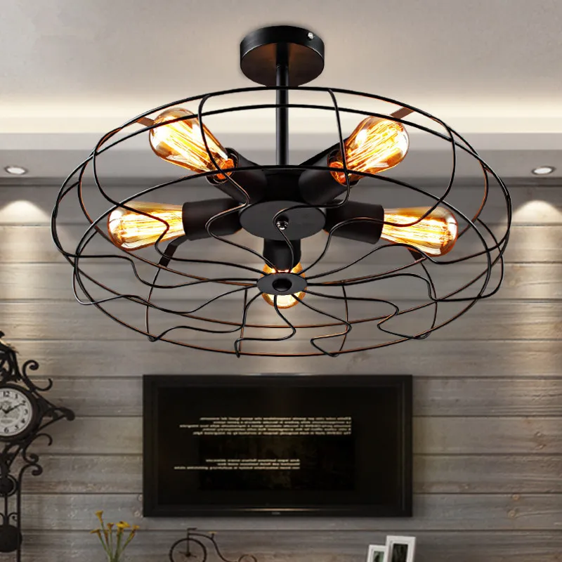 Steampunk ceiling fan with light hotsell