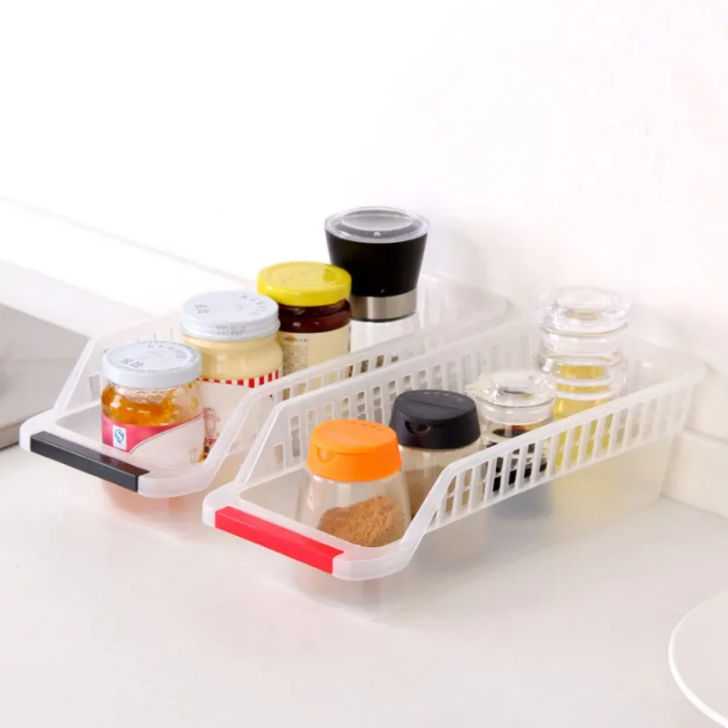 2020 Plastic Refrigerator Drawer Fridge Freezer Space Saver Organizer Storage Bins Collecting Tray Container Fridge Storage Box