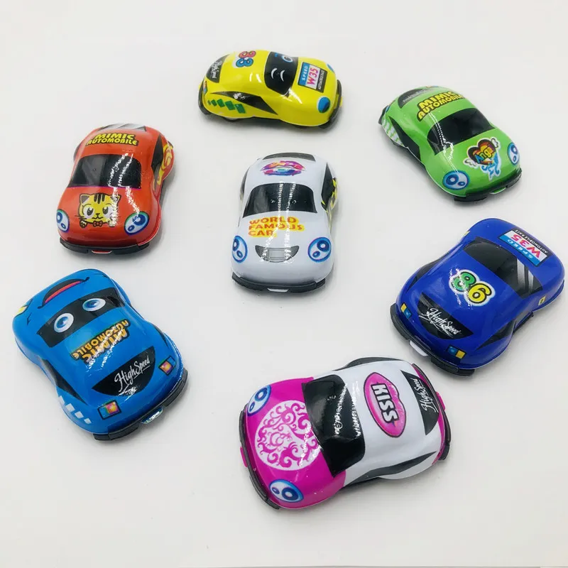 Modelo de carro de corrida infantil, mini modelos de carros, rodas de  fricção, desenhos animados fofos, brinquedos infantis engraçados -  AliExpress