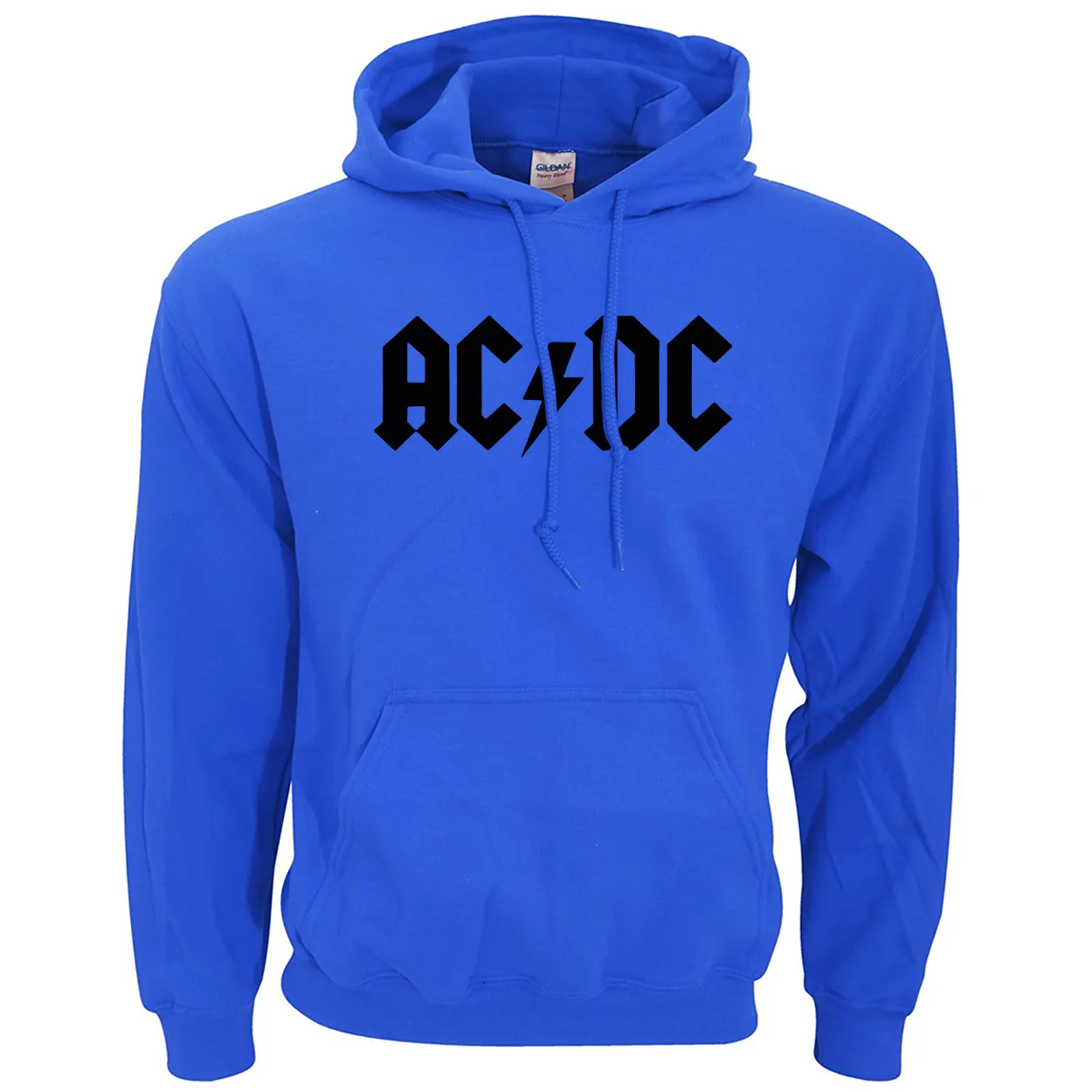 Moda-banda Rock AC / DC Moletom Homens Com Capuz 2016 Outono Inverno Nova Moda CA DC Hoodie Homens Fleece Loose Fit Sportswear para fãs