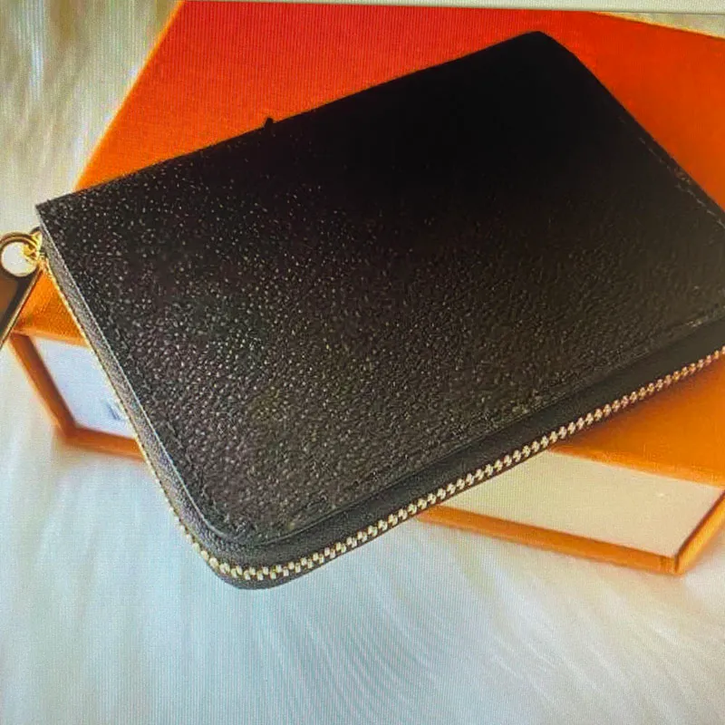 M60067 ZIPPY COIN PURSE Fashion Leather Women Short Wallet Zipper Purses Compact Card Coin Pocket Holder Pouch Pochette Zip Wallets 60067