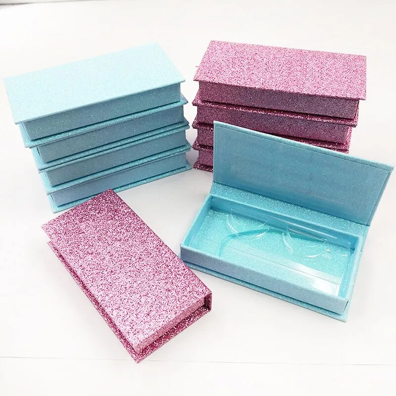 New Großhandel Lashes Fälle gefälschte 3D Mink Wimpern Kästen Wimper Verpackung Box Faux Cils magnetischer Fall Lashes leeren für Make Up