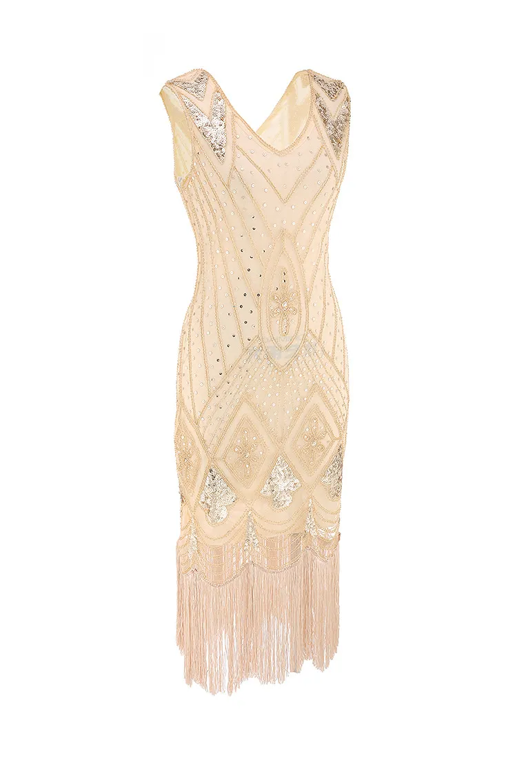 white beaded flapper dress Old Hollywood Beaded Sequin Off Shoulder Trumpet Wedding Dress – Haus of  Lace main image 0