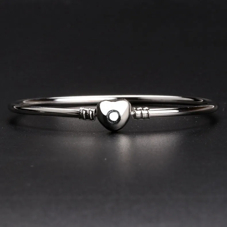 All'ingrosso- Bracciale con perline d'amore per Pandora Bracciale da donna in argento sterling 925 con gioielli di design di lusso con scatola originale