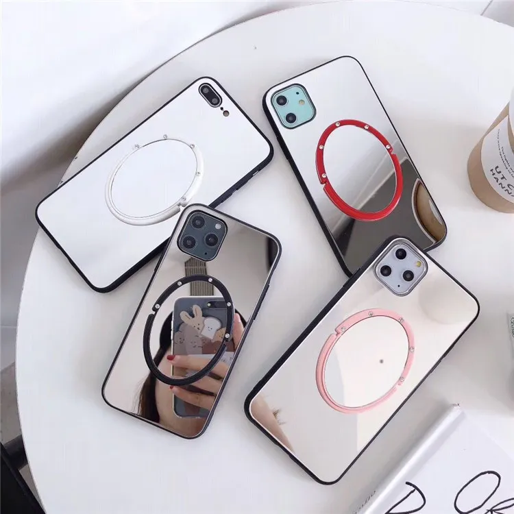 Mirror Phone Case with Stand for iPhone XR/XS